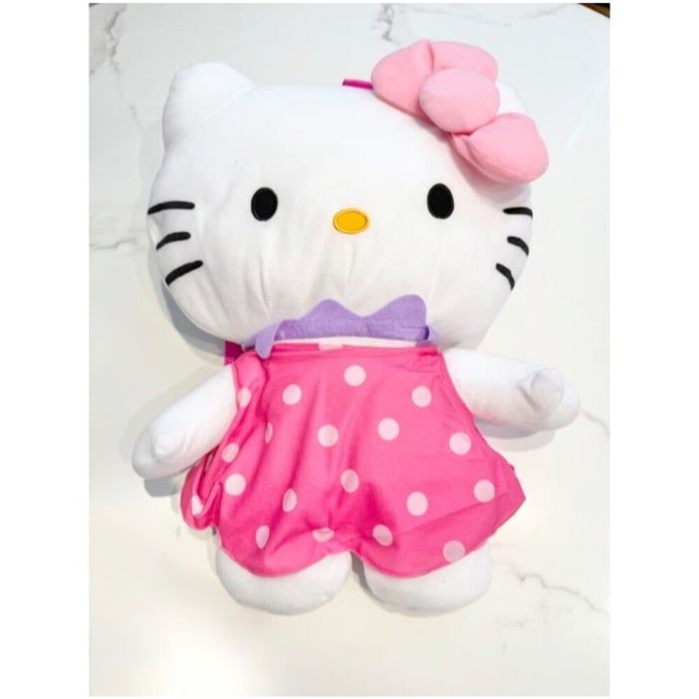 ♡ NWT Hello Kitty Set of 2 Plush Backpacks ♡